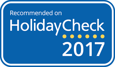 Recommended on HolidayCheck 2017