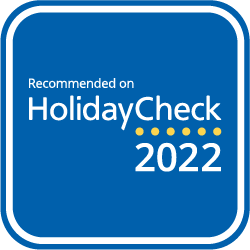 Recommended on HolidayCheck 2022