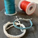 MAKRAMEE ARMBAND HANDGEKNÜPFT