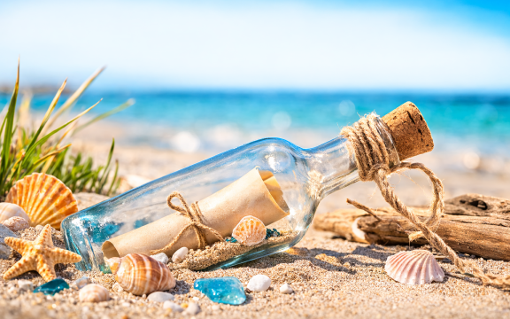 INSELKINDER-FLASCHENPOST