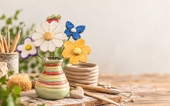 STECKBLUMEN MODELLIEREN