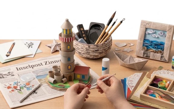 KINDERCLUB AKTION: PAPPROLLEN BASTELEI