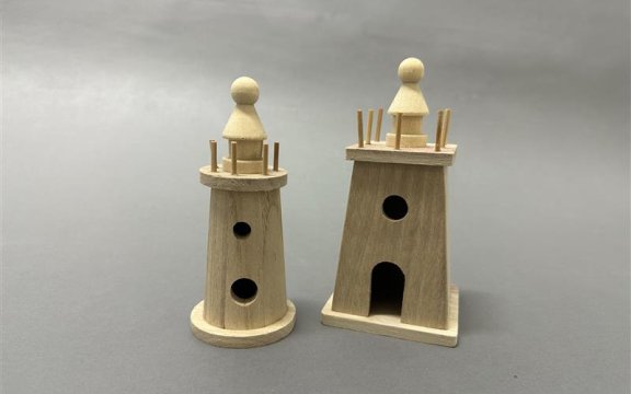 LEUCHTTURM ODER KERAMIK SPARDOSEN MALEREI