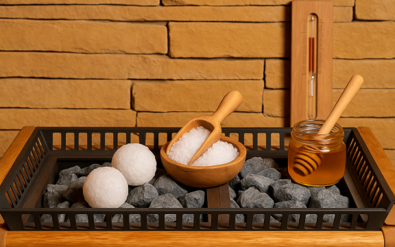 SAUNAABEND MIT TEESTATION UND ZWEI AUFGÜSSEN