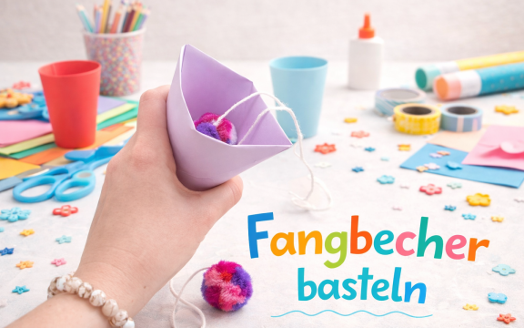 KINDERCLUB AKTION: FANGBECHER FALTEN & SPIELEN