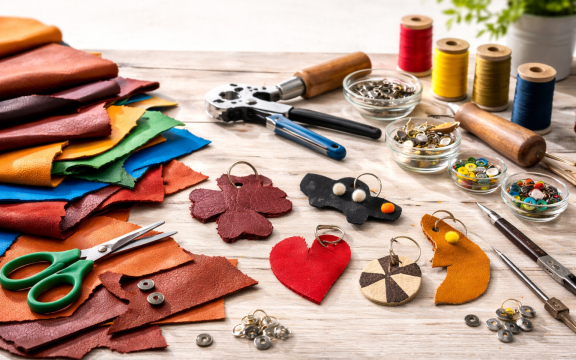 KINDERCLUB AKTION: KREATIV MIT LEDERRESTE