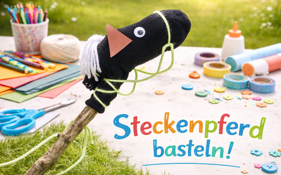 KINDERCLUBAKTION: STECKENPFERD BAUEN 1€