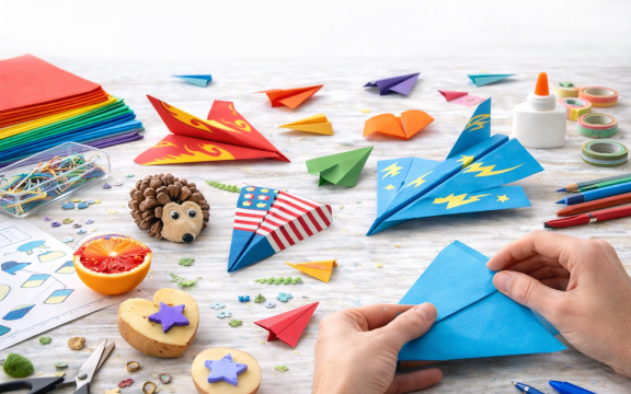 KINDERCLUB AKTION: PAPIERFLIEGER WETTBEWERB