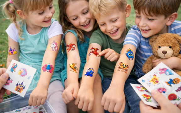 KINDERCLUB AKTION: HOL DIR EIN BUNTES TATTOO