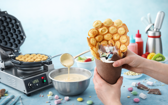 BUBBLE WAFFELN BACKEN & SCHLEMMEN