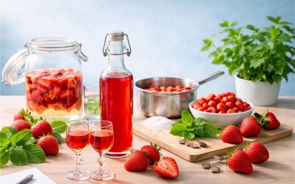 BEEREN-LIKÖRHERSTELLUNG