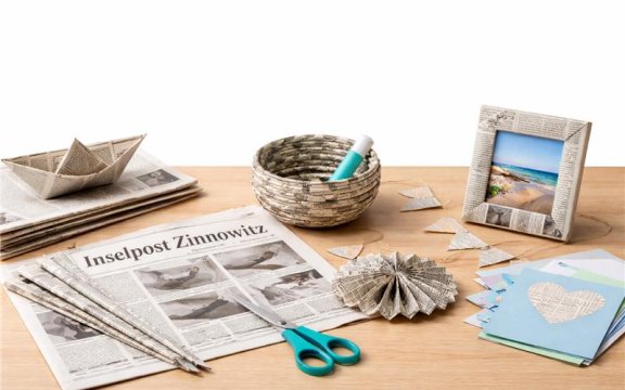 KINDERCLUB AKTION: BASTELN MIT ZEITUNGSPAPIER