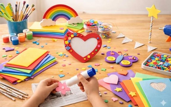 KINDERCLUB AKTION: MOOSGUMMI BASTELEI