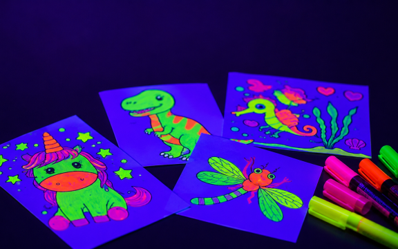 UV-LICHT NEONMALEN KIDS