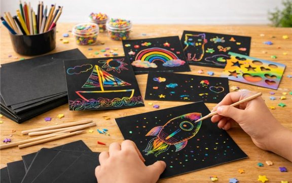KINDERCLUB AKTION: KRATZBILDER/KRONEN 1€