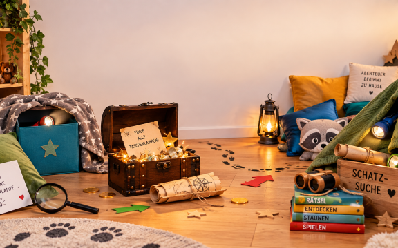 KINDERCLUB AKTION: TASCHENLAMPEN SCHATZSUCHE