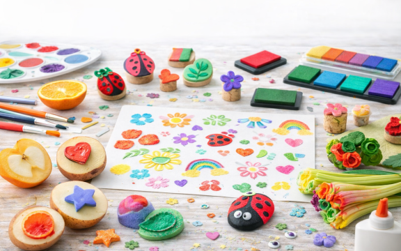 KINDERCLUB AKTION: STEMPELBILD GESTALTEN