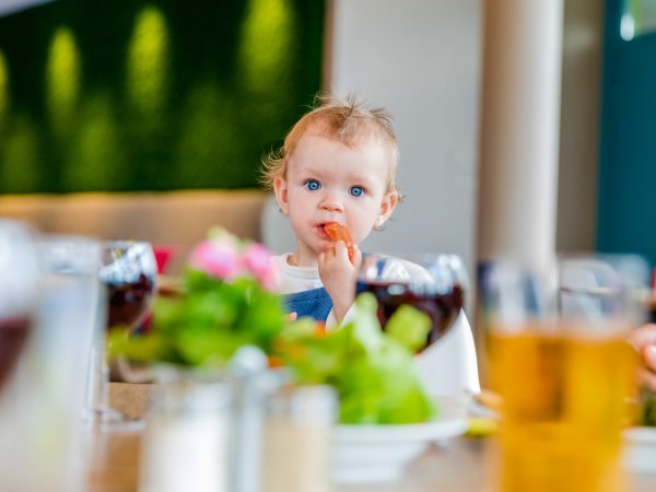 Abendessen im all inclusive Halbpensions-Restaurant 