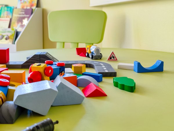 Spielzimmer auf jeder Etage 