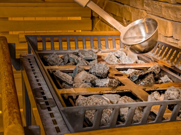 Sauna und Aufguss