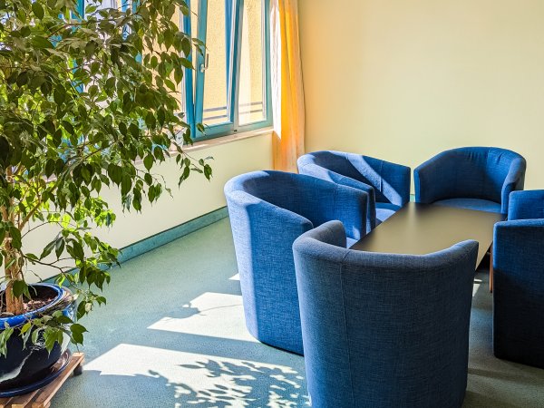 Loungebereich auf den Etagen