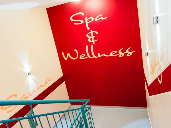 Schriftzug Treppenhaus